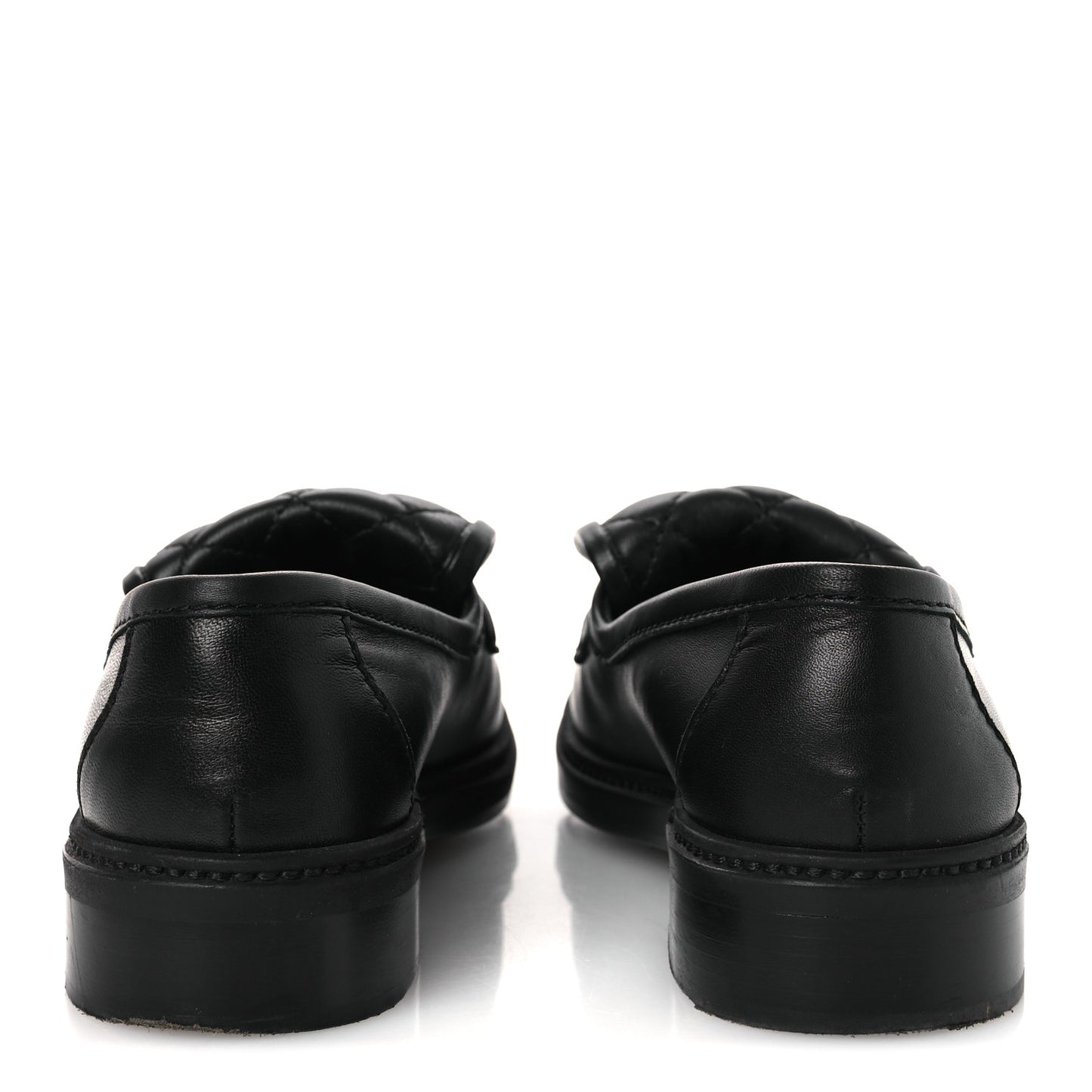 Lambskin Quilted CC Turnlock Loafers 37 Black 37 Black