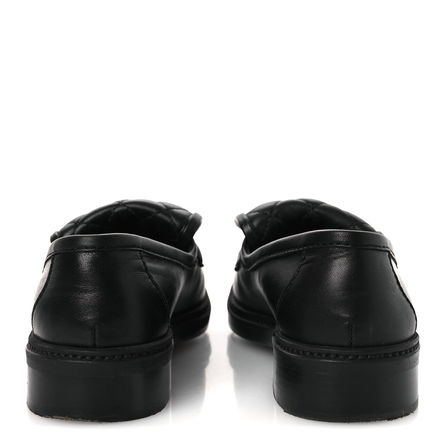 Chanel Lambskin Quilted CC Turnlock Loafers 37 Black 37 Black 6 of 13