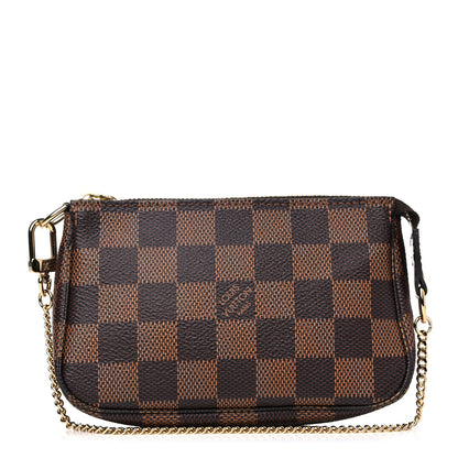 Louis Vuitton Damier Ebene Mini Pochette Accessories 1 of 10