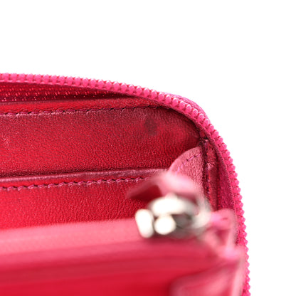 Chanel Metallic Patent Calfskin Quilted Boy L-Gusset Zip Wallet Pink 9 of 11