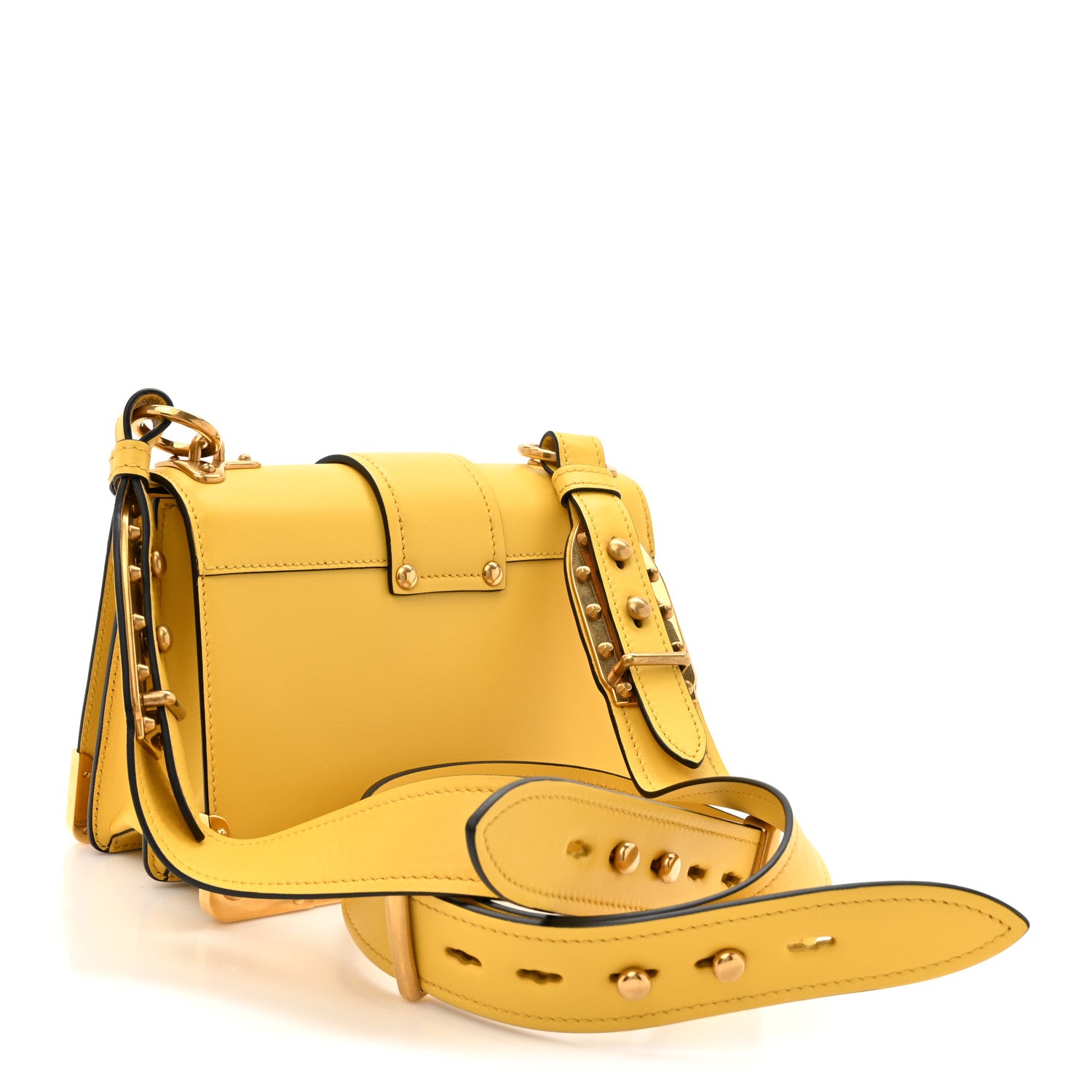 Prada City Calf Cahier Bag Sole 3 of 10