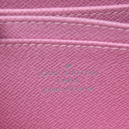 Louis Vuitton Monogram Multicolor Zippy Coin Purse Wallet White Litchi 6 of 8