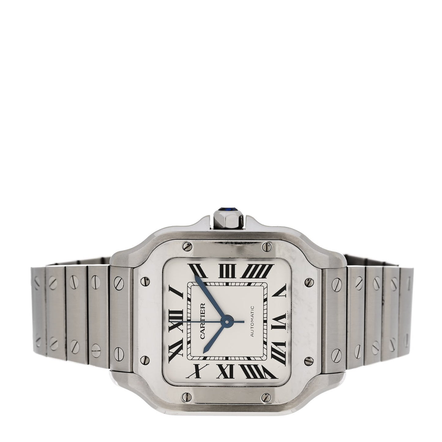 Stainless Steel 35mm Santos de Cartier Automatic Watch
