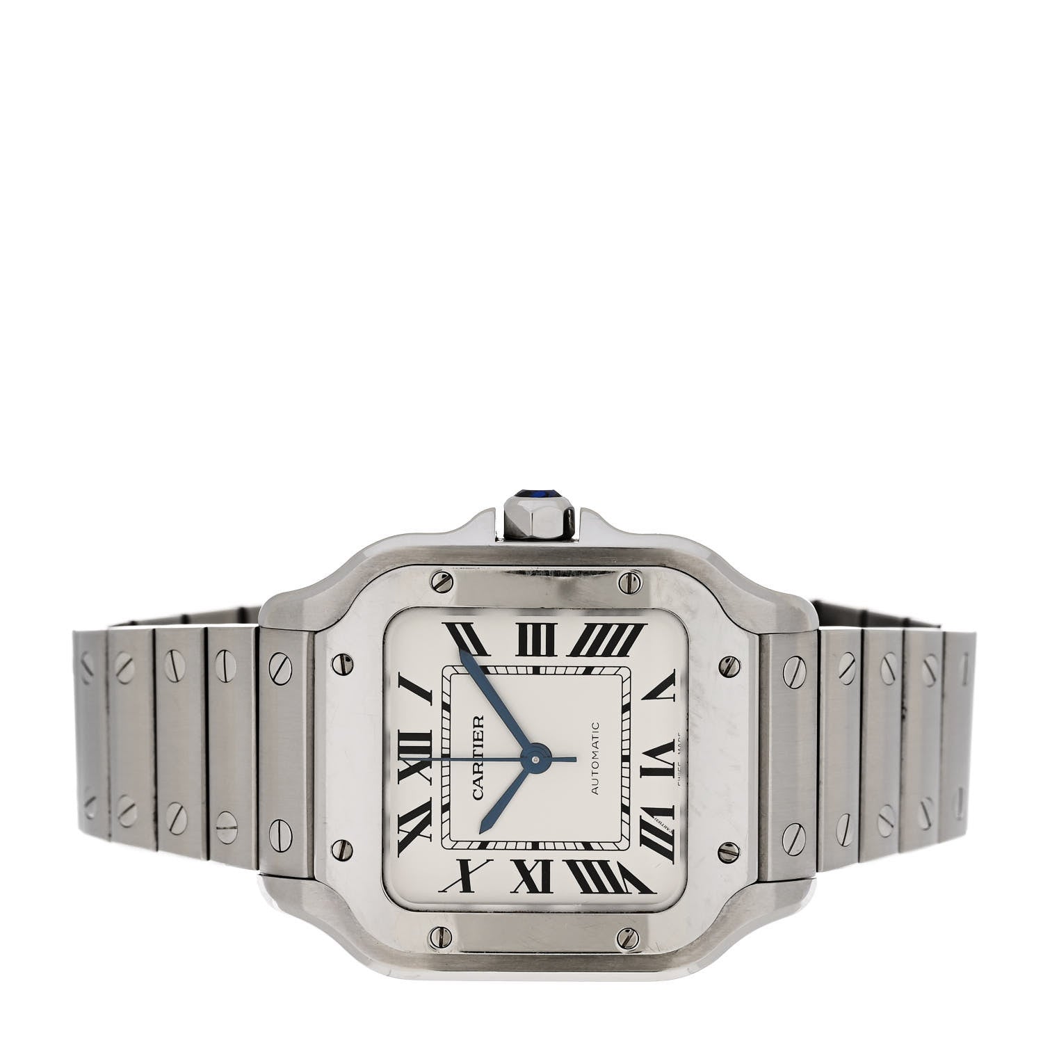 Cartier Stainless Steel 35mm Santos de Cartier Automatic Watch 2 of 5