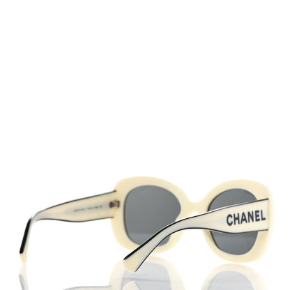 Chanel Acetate Sunglasses 71414A White 4 of 7