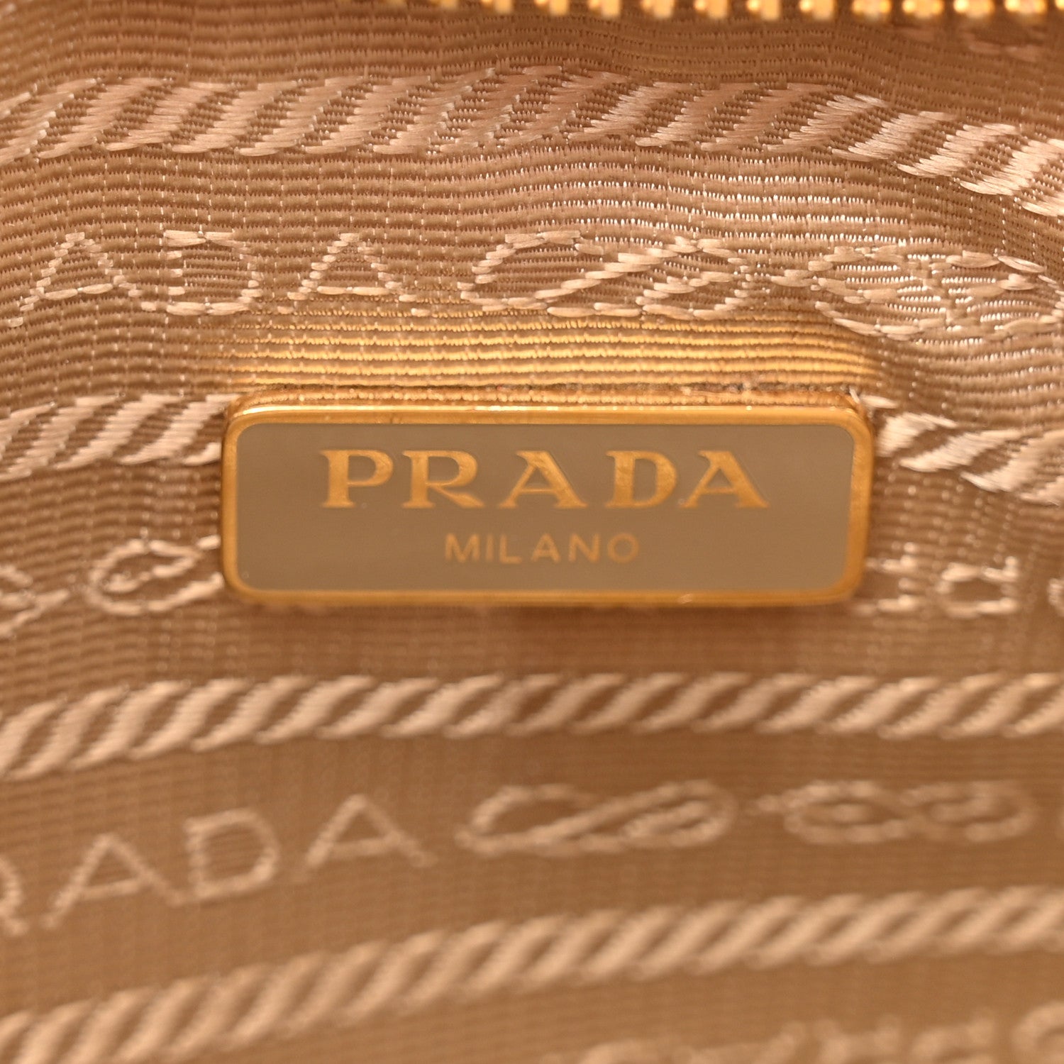Prada Yarn Raffia Effect Crochet Striped Re-Edition 2005 Shoulder Bag Naturale Petalo 6 of 12