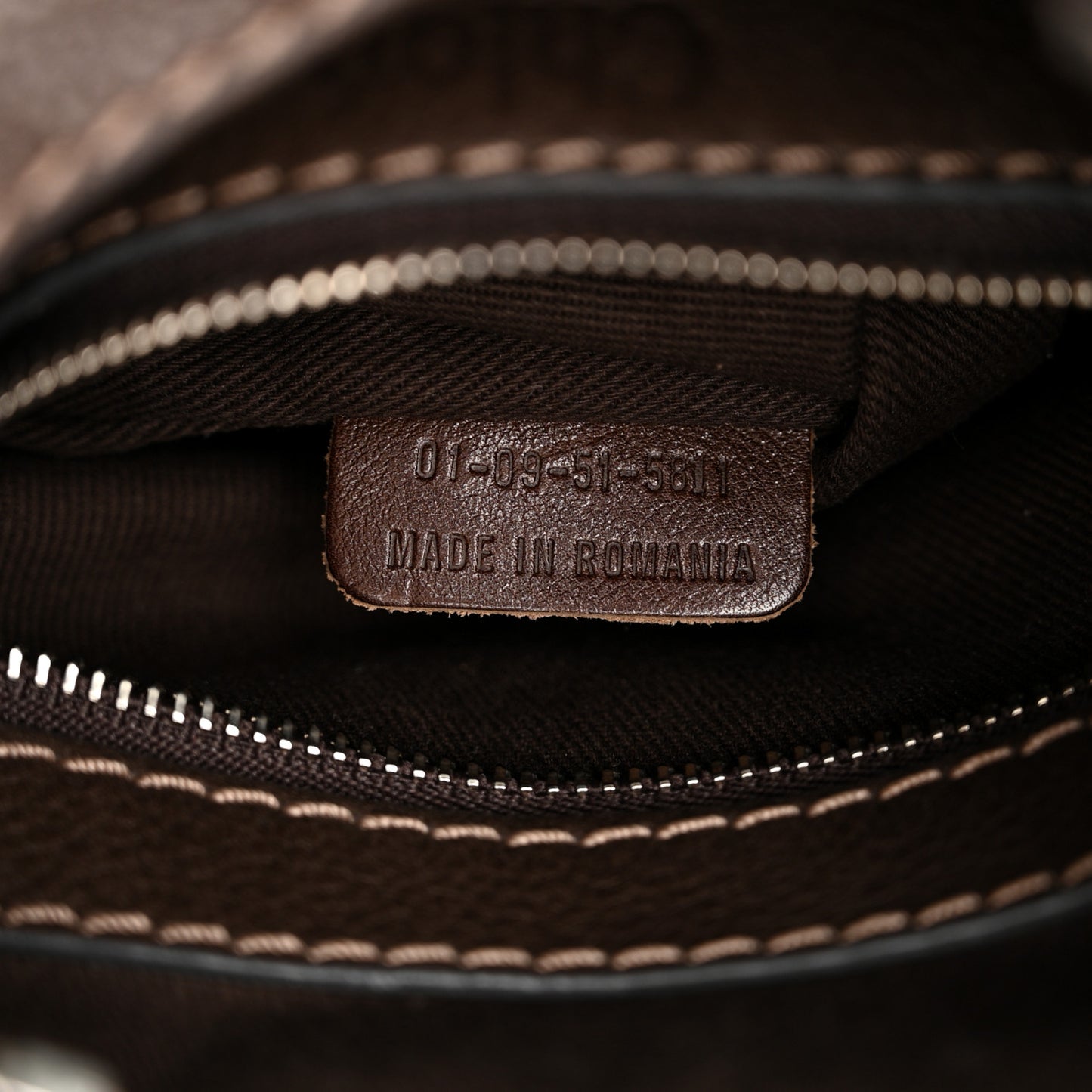 Calfskin Small Paddington Hobo Brown