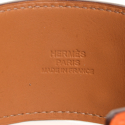 Hermes Veau Swift Collier de Chien CDC Small Bracelet Orange 5 of 8