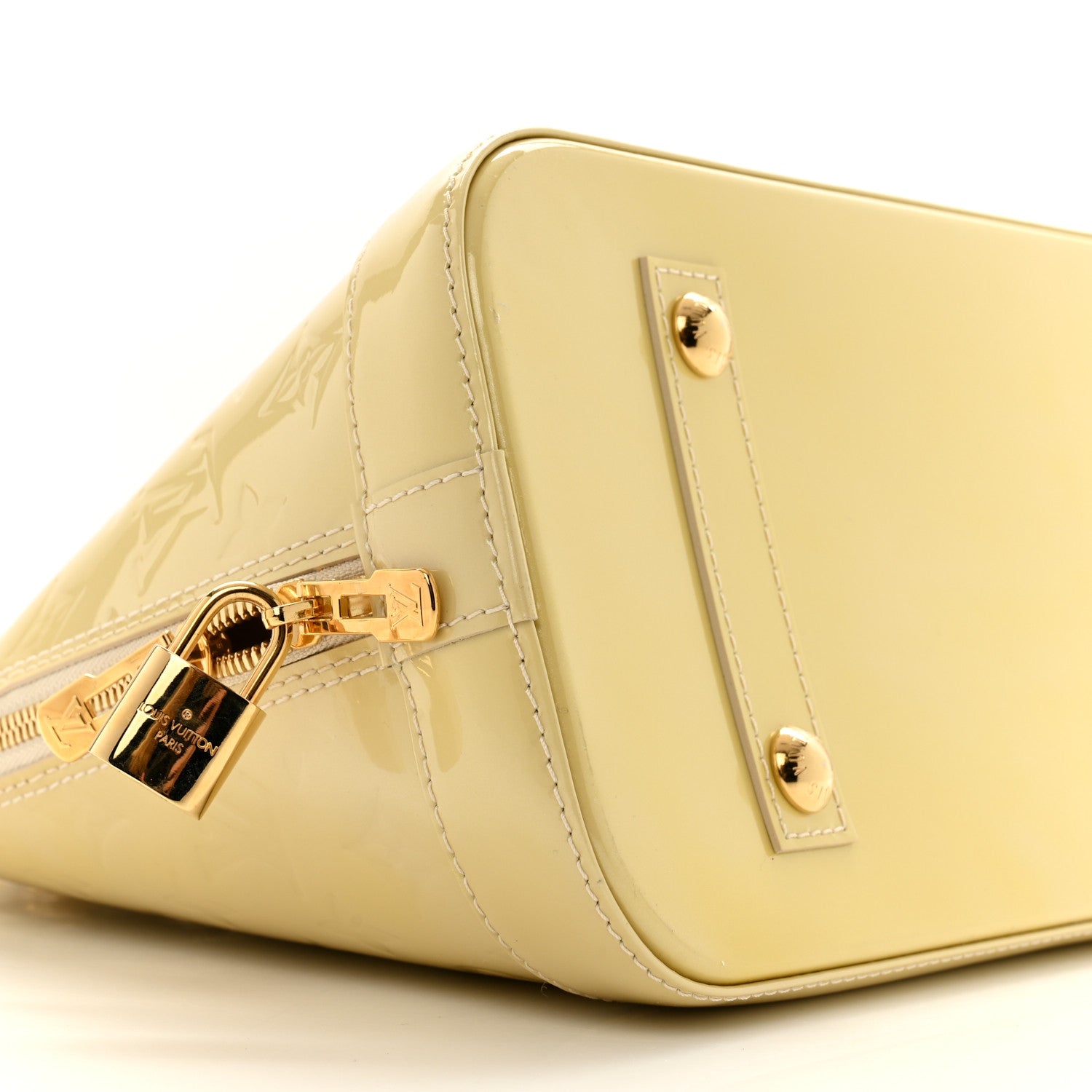 Louis Vuitton Vernis Alma PM Blanc Corail 9 of 12