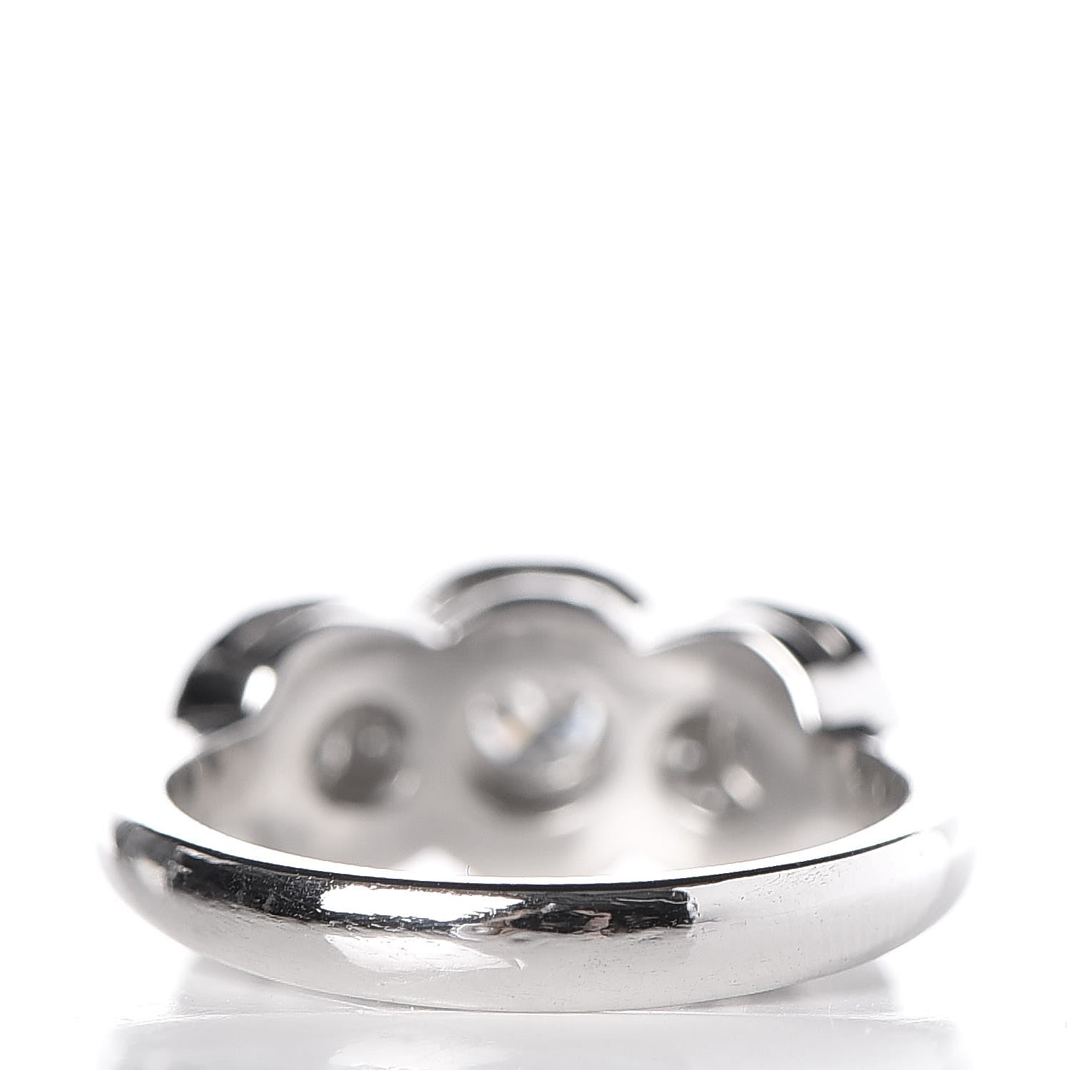 Tiffany Platinum Diamond Circlet Ring 5.5 4 of 6