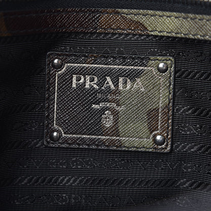 Prada Saffiano Camouflage Military Tote Mimetico 7 of 18