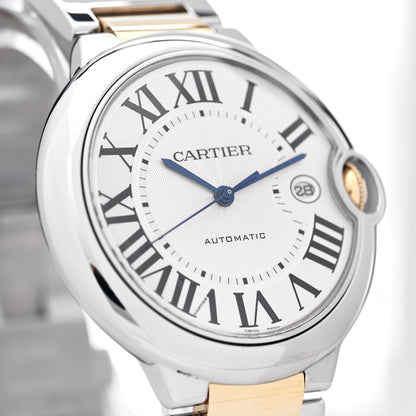 Cartier Stainless Steel 18K Yellow Gold 42mm Ballon Bleu De Cartier Automatic Watch 9 of 9