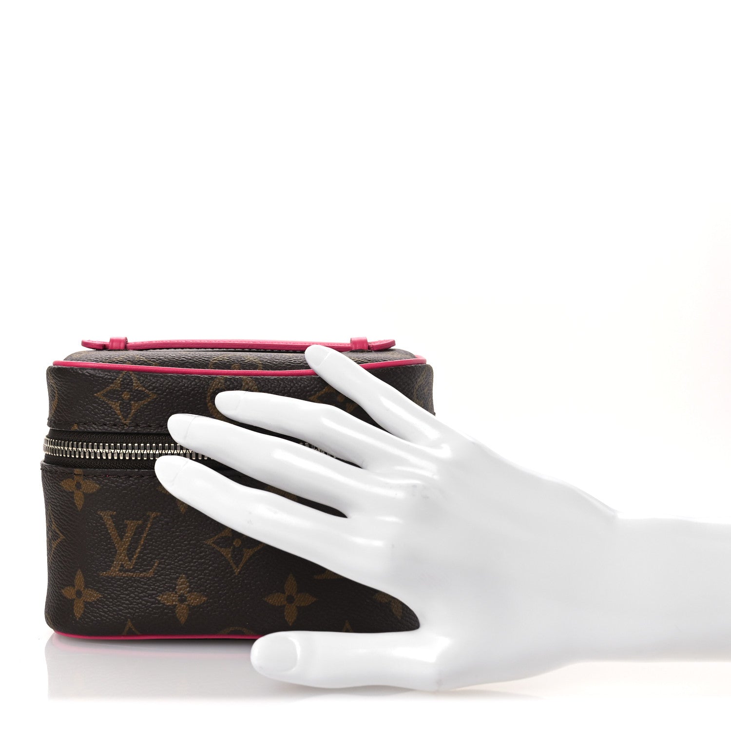 Louis Vuitton Monogram Macassar Nice Nano Rose Pondichery 2 of 10