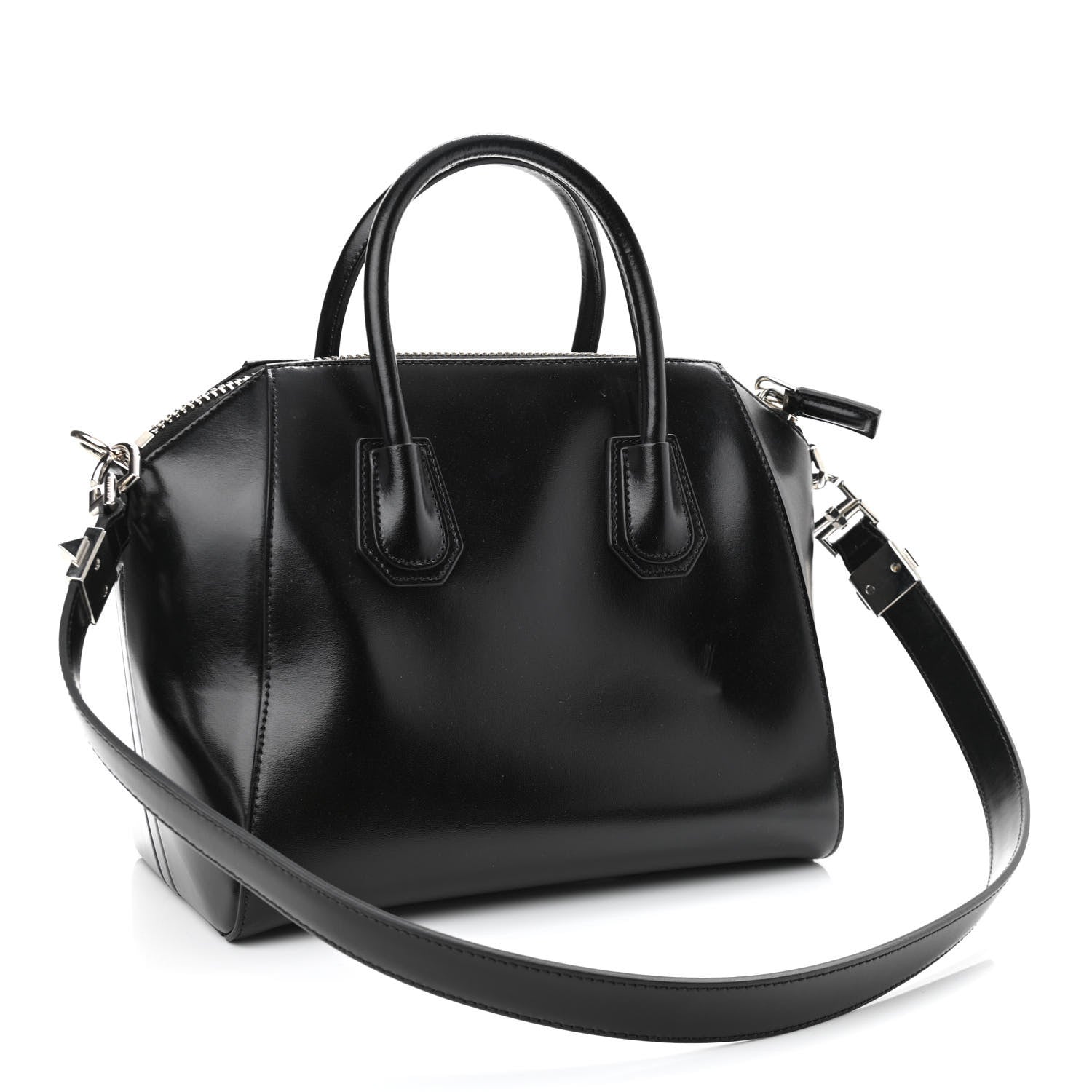 Givenchy Shiny Lord Calfskin Small Antigona Black 3 of 12