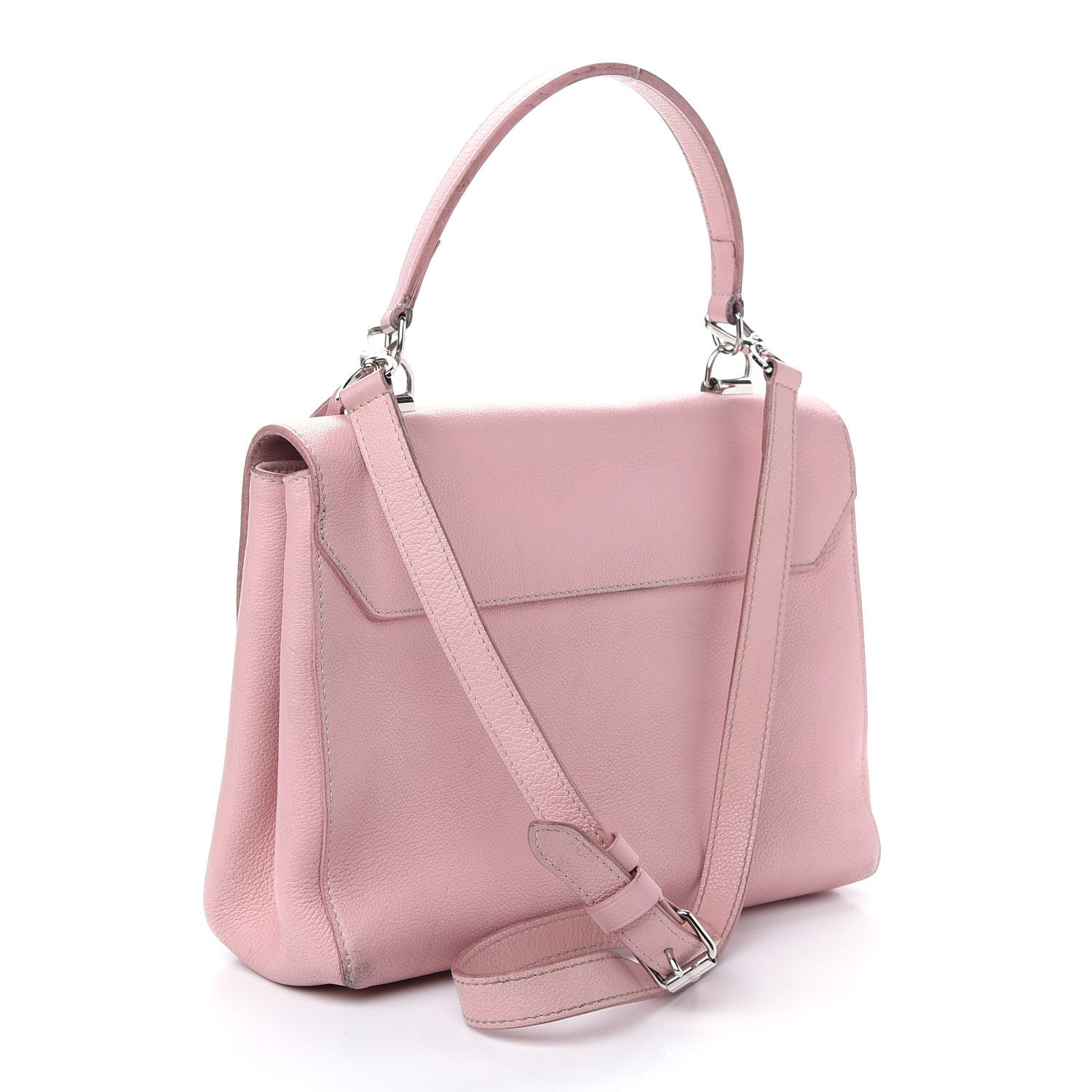 Louis Vuitton Soft Calfskin Lockme II Top Handle Rose Ballerine 3 of 19