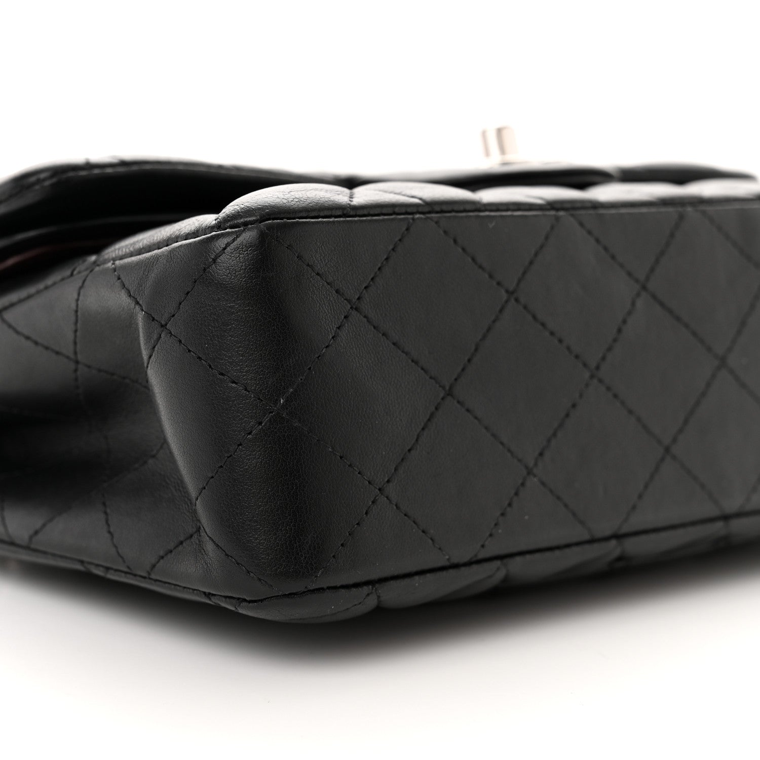 Chanel Lambskin Quilted Small Double Flap Black 9 of 17