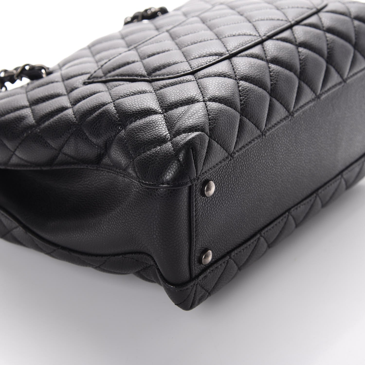 Chanel Caviar Quilted City Shopping Tote Black 4 of 9