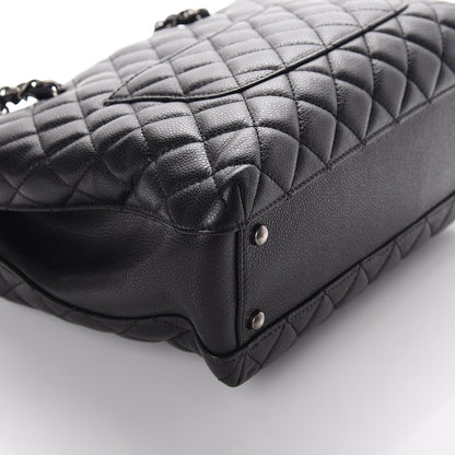 Chanel Caviar Quilted City Shopping Tote Black 4 of 9