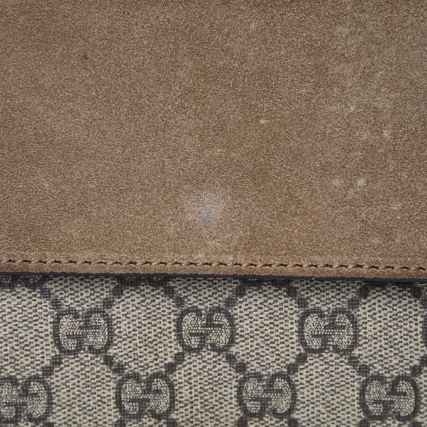 Gucci GG Supreme Monogram Mini Dionysus Shoulder Bag Taupe 10 of 13