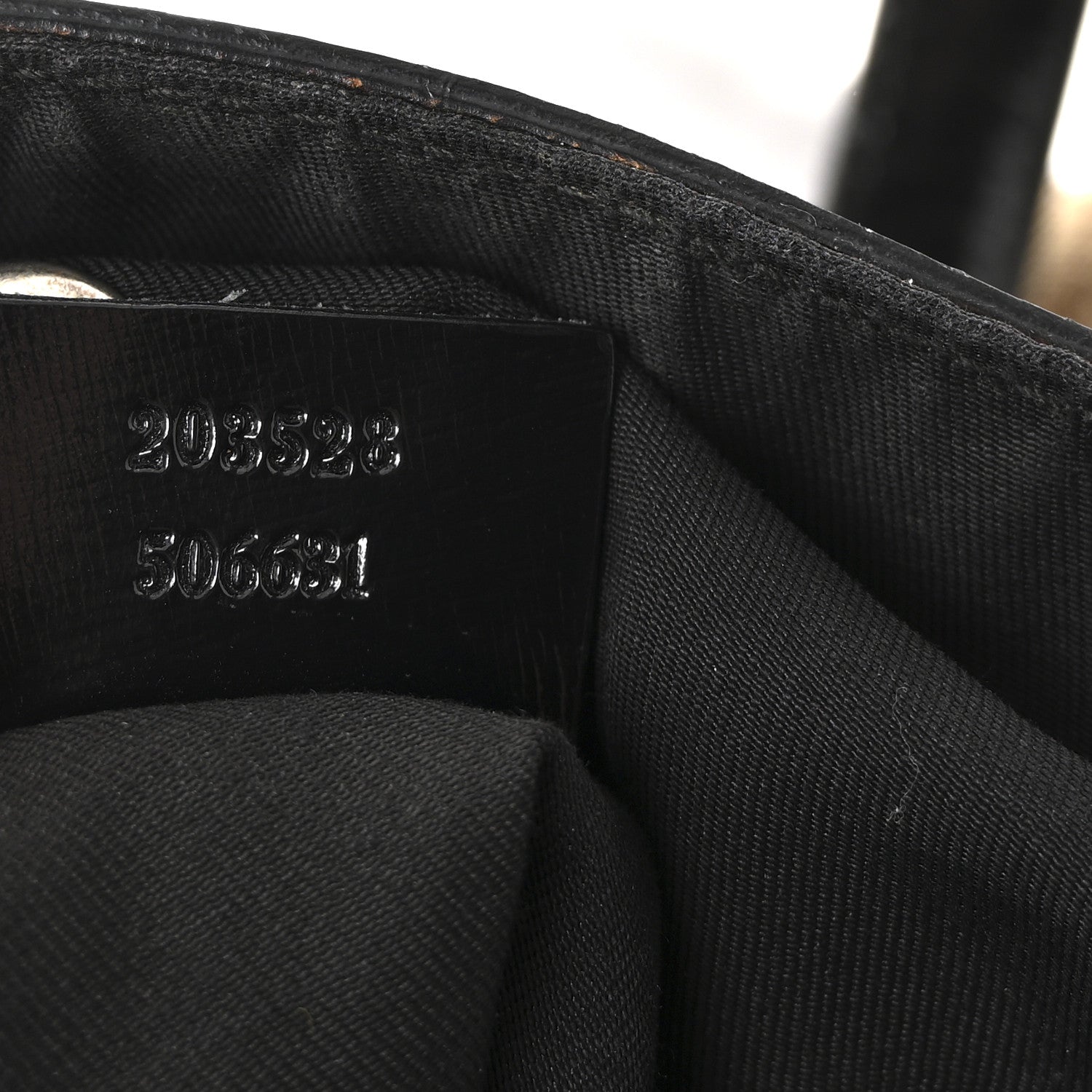 Gucci Monogram Large Full Moon Tote  Black 7 of 10