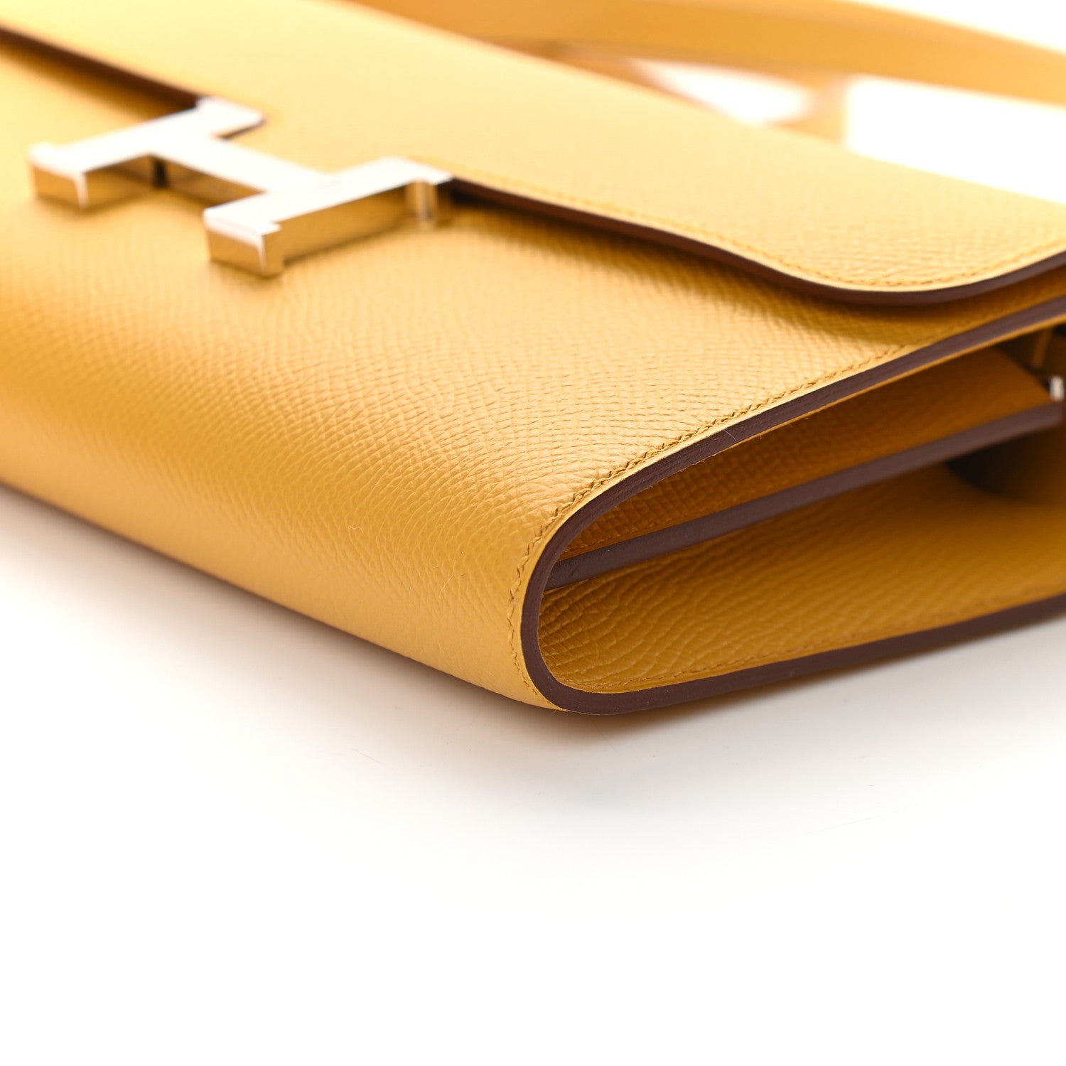Hermes Epsom Constance Long Wallet To Go Jaune Ambre 8 of 8