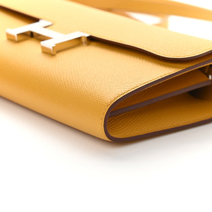 Hermes Epsom Constance Long Wallet To Go Jaune Ambre 8 of 8