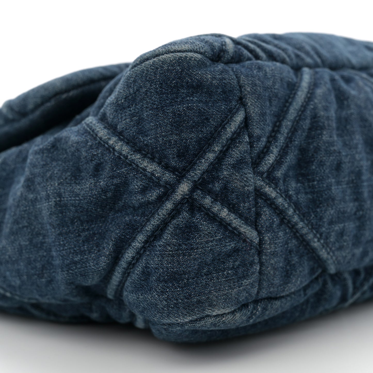 Denim Quilted Large Chanel 19 Flap Blue