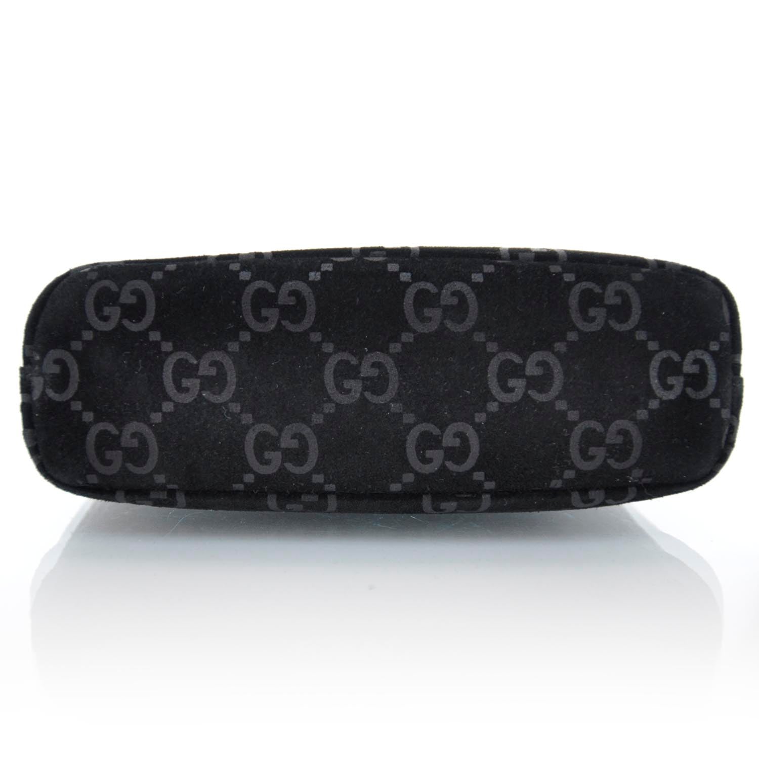 Gucci Guccissima Suede Evening Bag Black 4 of 10
