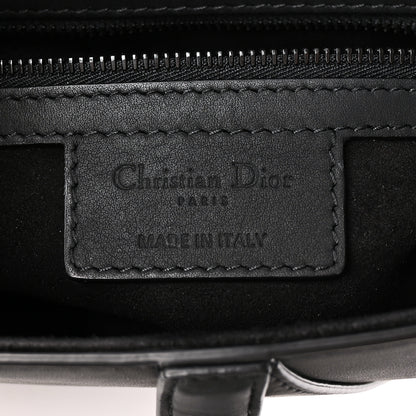 Christian Dior Ultra Matte Calfskin Saddle Bag Black 6 of 11