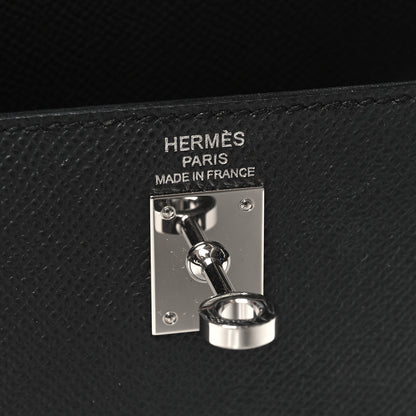 Hermes Epsom Kelly Sellier 25 Black 6 of 11