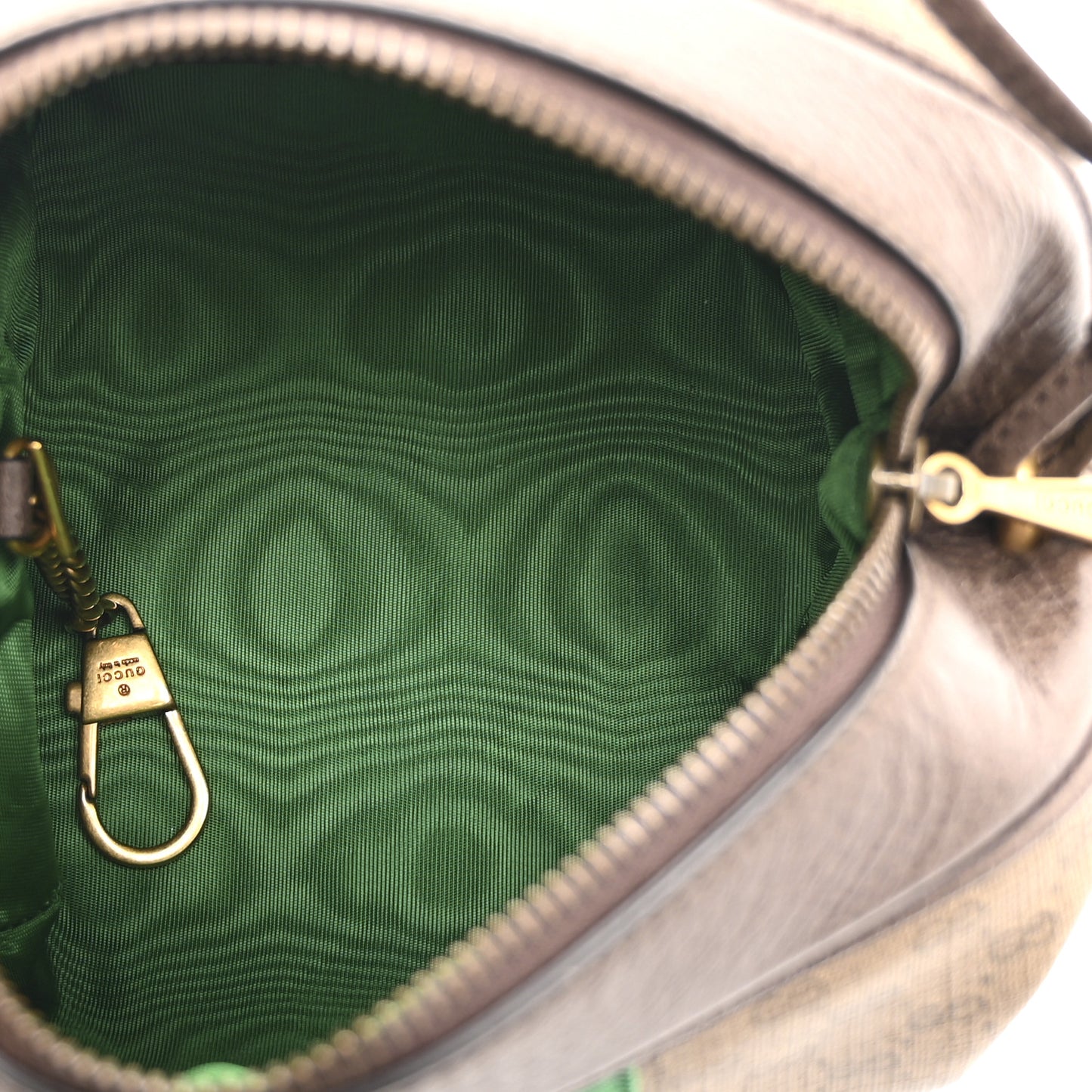 Mini Vintage GG Supreme Monogram Web Butterfly New Candy Crossbody Beige New Acero