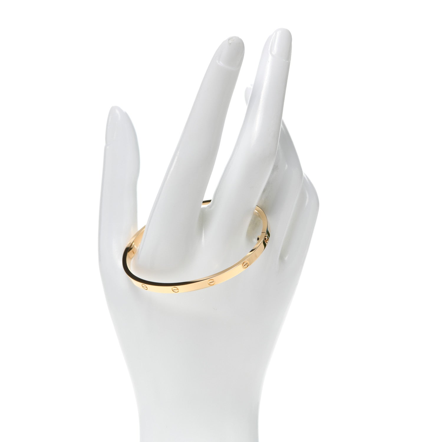 Cartier 18K Yellow Gold Small LOVE Bracelet 17 2 of 7
