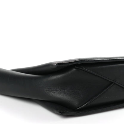 Celine Smooth Calfskin Tri-Fold Clutch on Chain Black 8 of 9