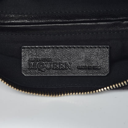 Alexander McQueen Silk Pony Print De Manta Clutch Black 6 of 9