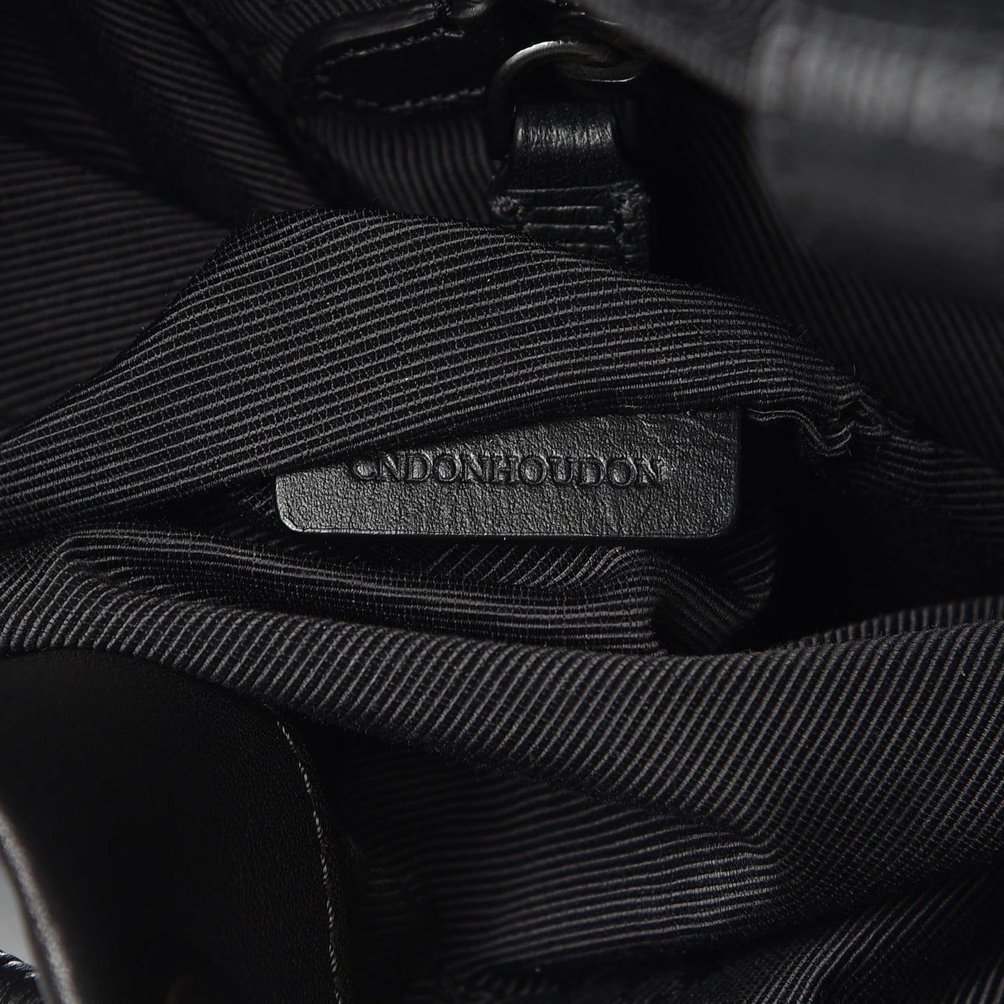 Weatherproof Calfskin Large Rucksack Backpack Black