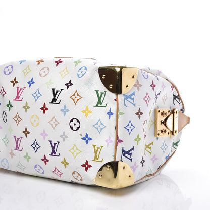 Louis Vuitton Monogram Multicolor Speedy 30 White 6 of 10