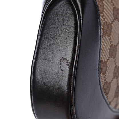 Gucci Monogram Web Jackie O Hobo Dark Brown 14 of 17