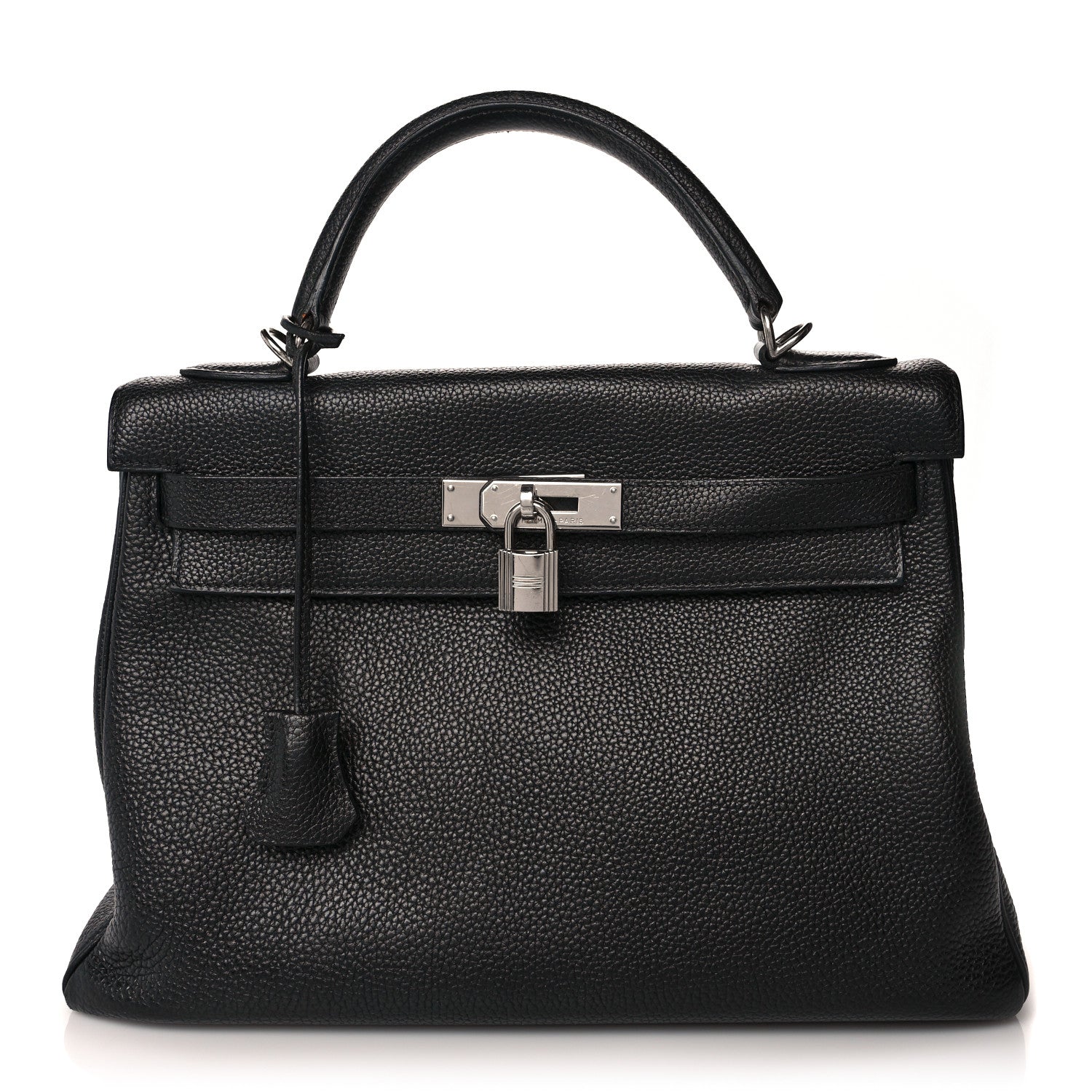 Hermes Taurillon Clemence Kelly Retourne 32 Black 1 of 12