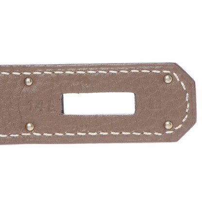 Hermes Taurillon Clemence Retourne Kelly 40 Etoupe 19 of 36
