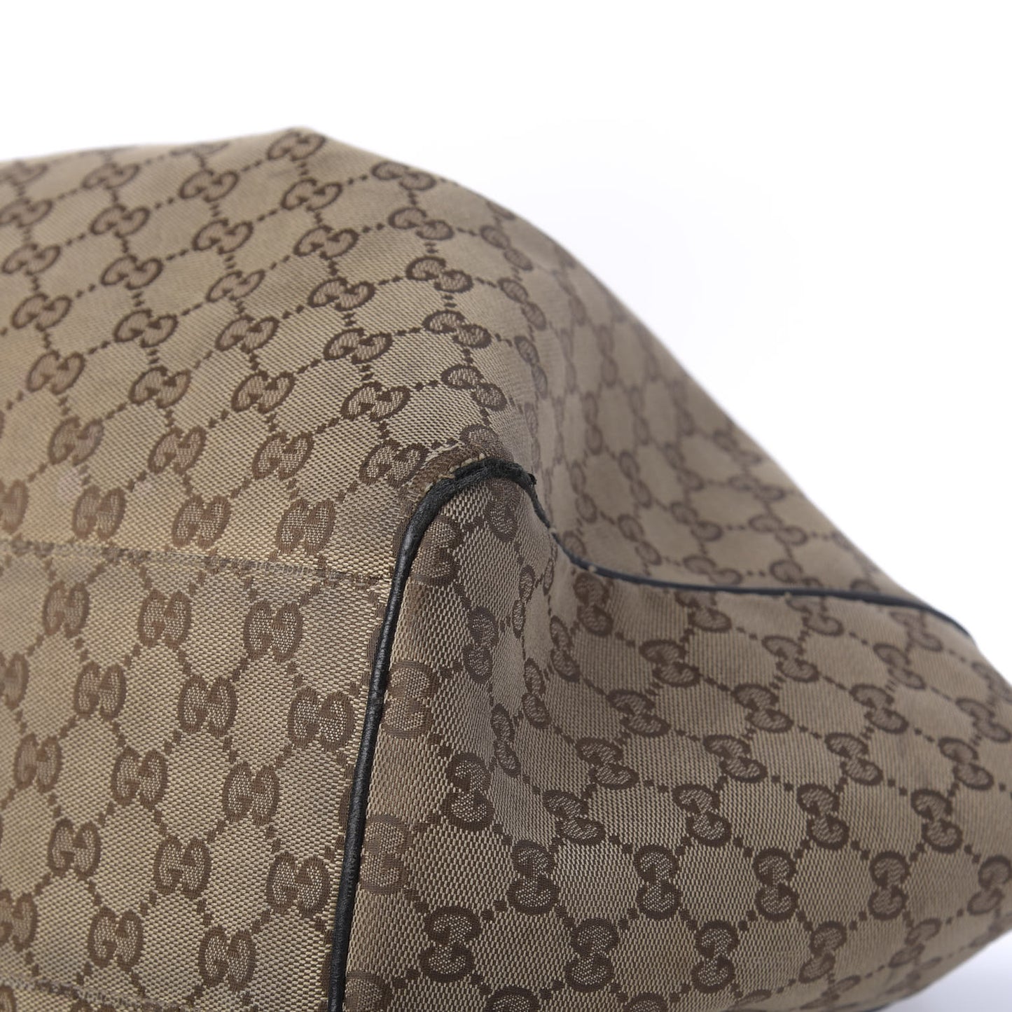 Monogram Large Sukey Tote Beige Ebony Black