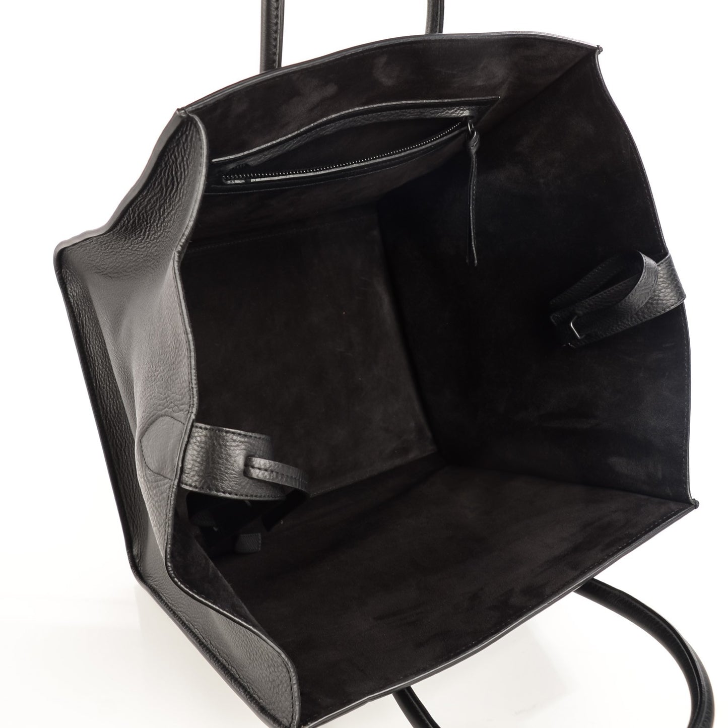 Supple Calfskin Medium Phantom Luggage Black