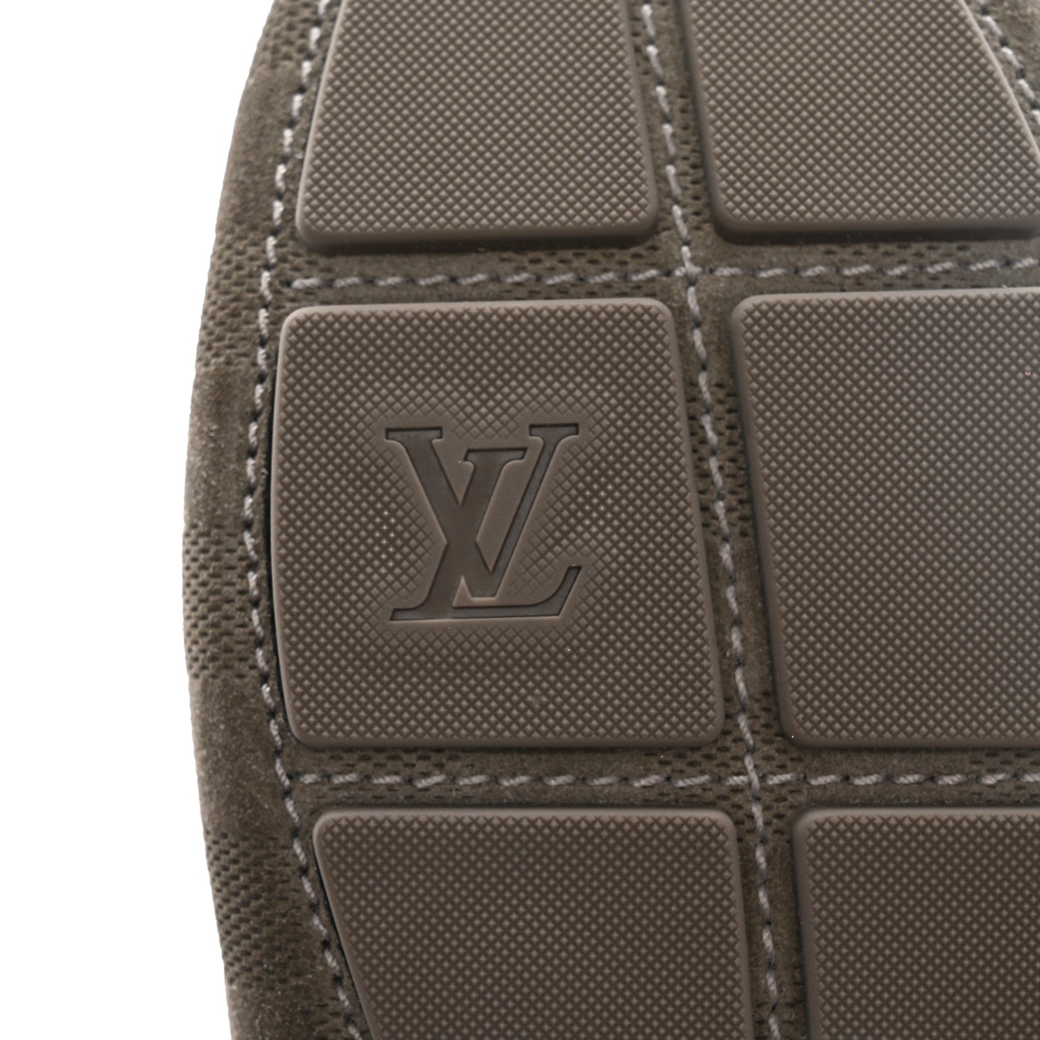 Louis Vuitton Mens Suede Monte Carlo Loafers 10 Beige 6 of 9