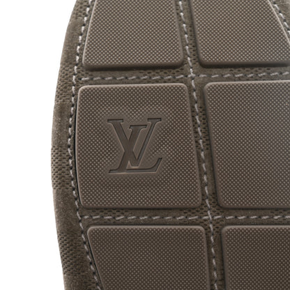 Louis Vuitton Mens Suede Monte Carlo Loafers 10 Beige 6 of 9