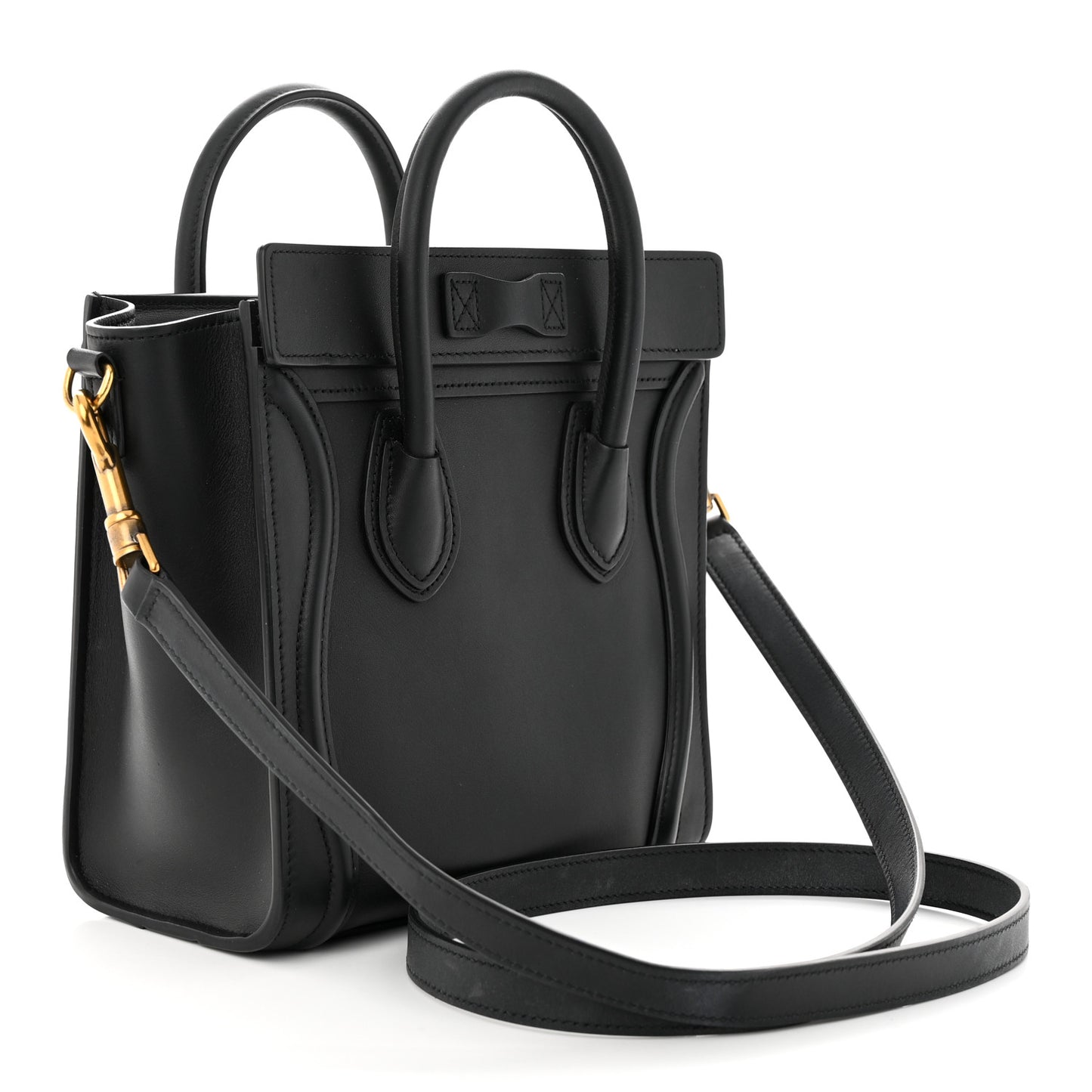 Smooth Calfskin Nano Luggage Black