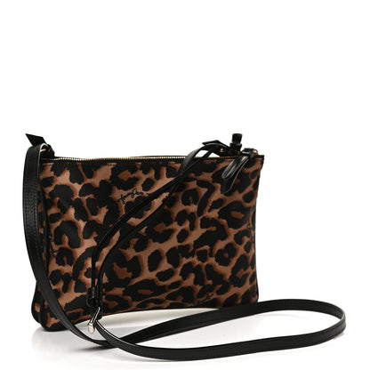 Jimmy Choo Nylon Leopard Candice Crossbody Bag 2 of 11
