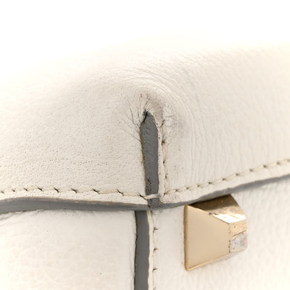 MCM Grained Calfskin Medium Milla Tote White 20 of 26