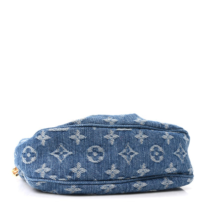 Louis Vuitton Monogram Denim Pochette Valley Blue 4 of 9