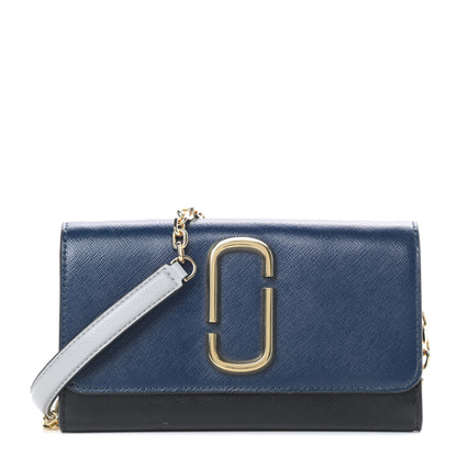 Marc Jacobs Saffino Snapshot Wallet on Chain Blue Multi 1 of 11