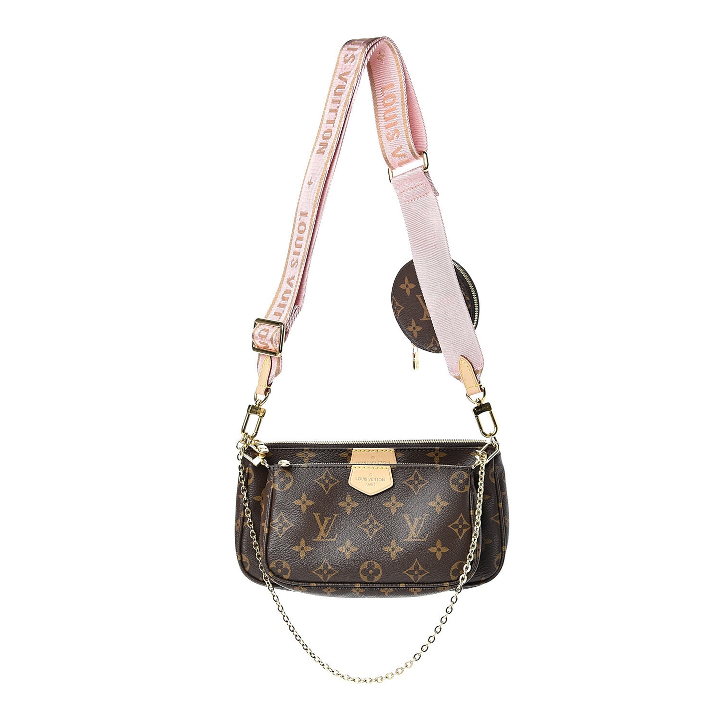 Monogram Multi Pochette Accessories Rose Clair