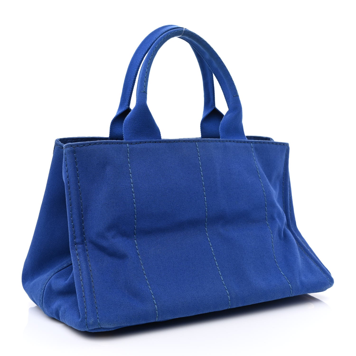 Prada Canapa Logo Tote Cobalto 3 of 10